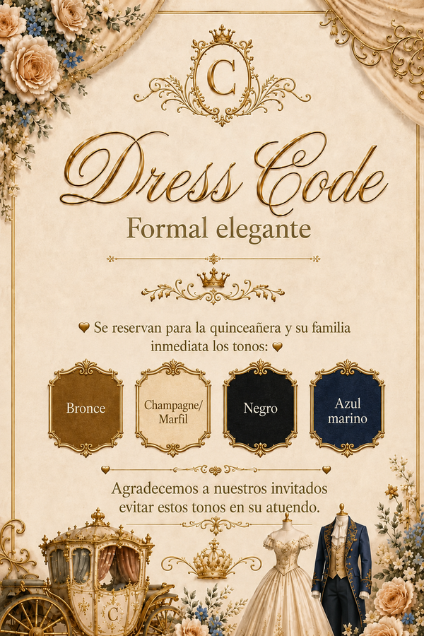 Dress Code formal elegante